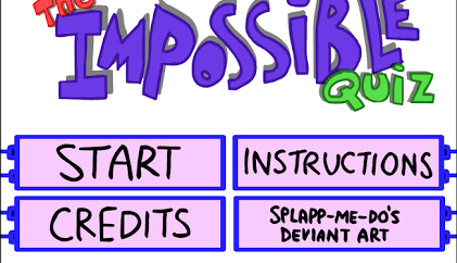 The Impossible Quiz Puzzle game cover art on Dino Game Hub platform