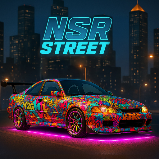 NSR Street Car Racing Racing game cover art on Dino Game Hub platform