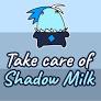 Take Care of Your Own Shadow Milk Simulation game cover art showcased on Dino Game Hub